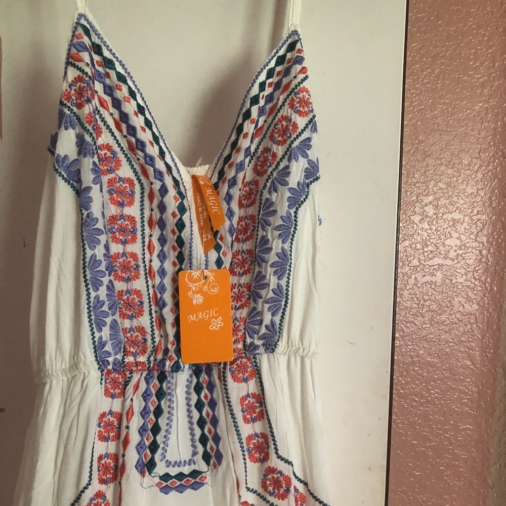 White long maxi dress